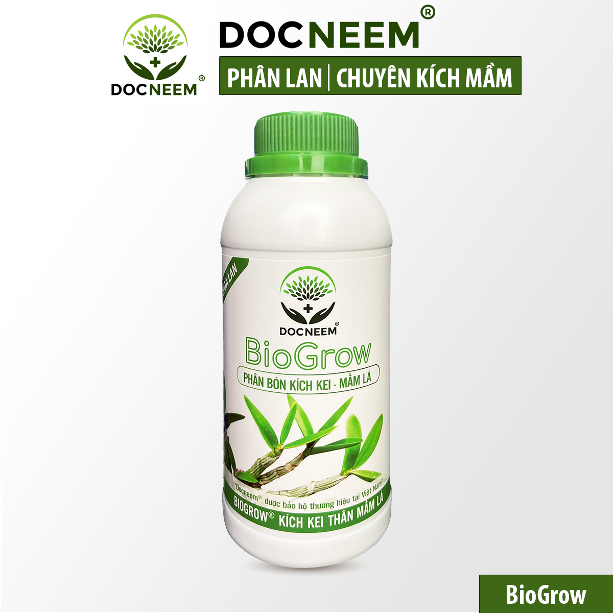 Bộ Phân bón hoa lan toàn diện BIOROOT, BIOGROW, BIOTHRIVE chuyên biệt cho hoa phong lan, giúp kích rễ, nuôi dưỡng thân mầm lá, kích kei, và giúp hoa lan nở sai và đậm màu, dung tích 1.5 lít, hàng chính hãng thương hiệu Docneem