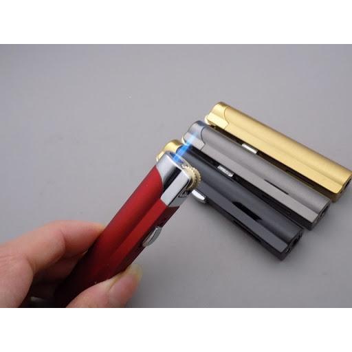 Bật-lửa-Hột-Quẹt-Khò 1 Tia Cực Mạnh Có Chế Độ Rảnh Tay Aomai AM-228 Không Sợ Tắt Khi Đi Ngoài Gió