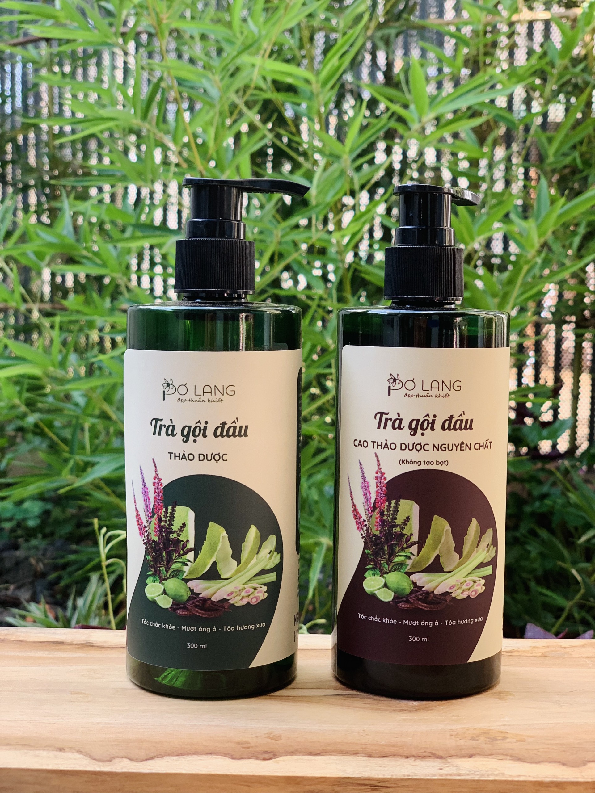 Trà gội đầu Thảo dược Pơ Lang - Có tạo bọt