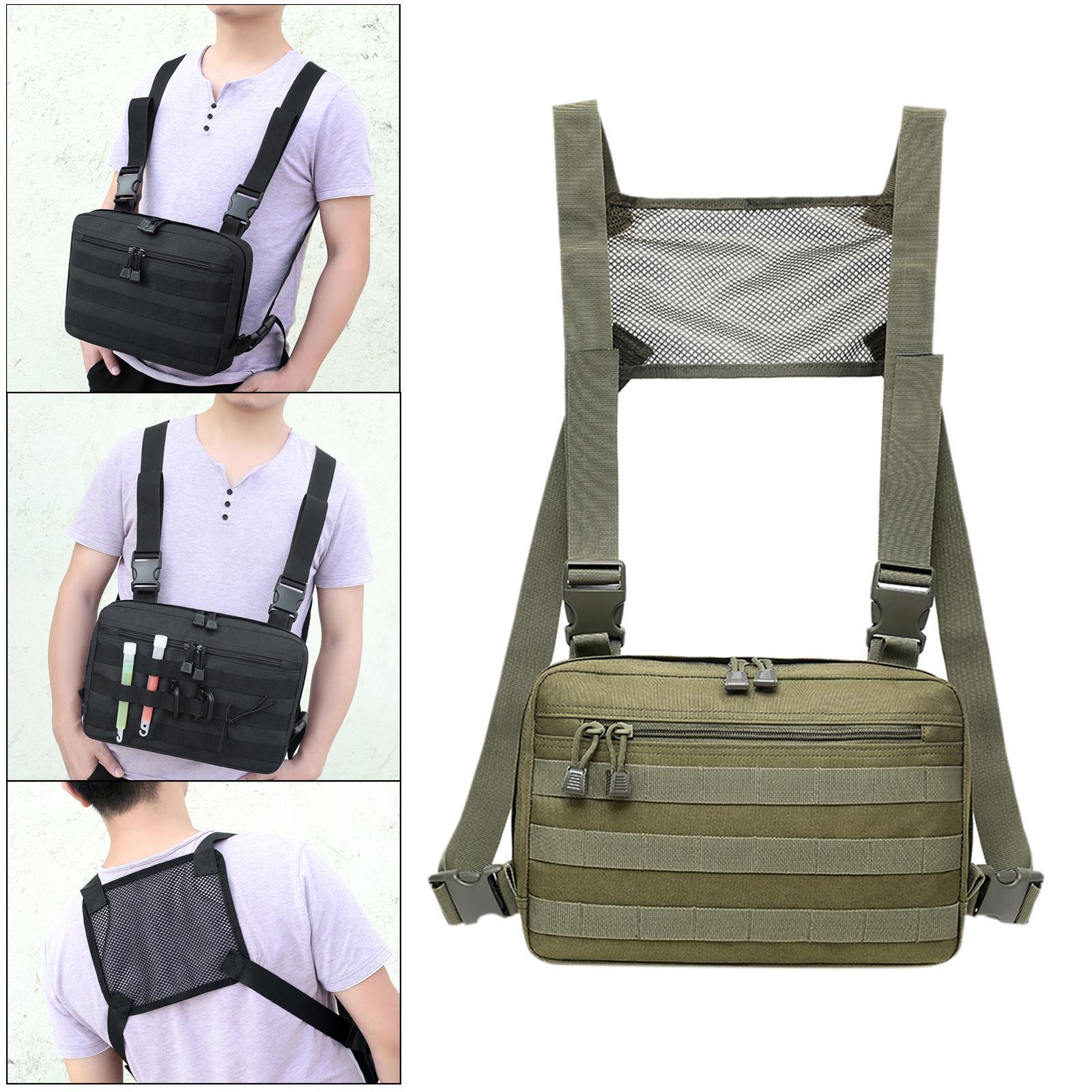 Outdoor Chest Bag Front Rig Pouch Utility Bags Waist Pack