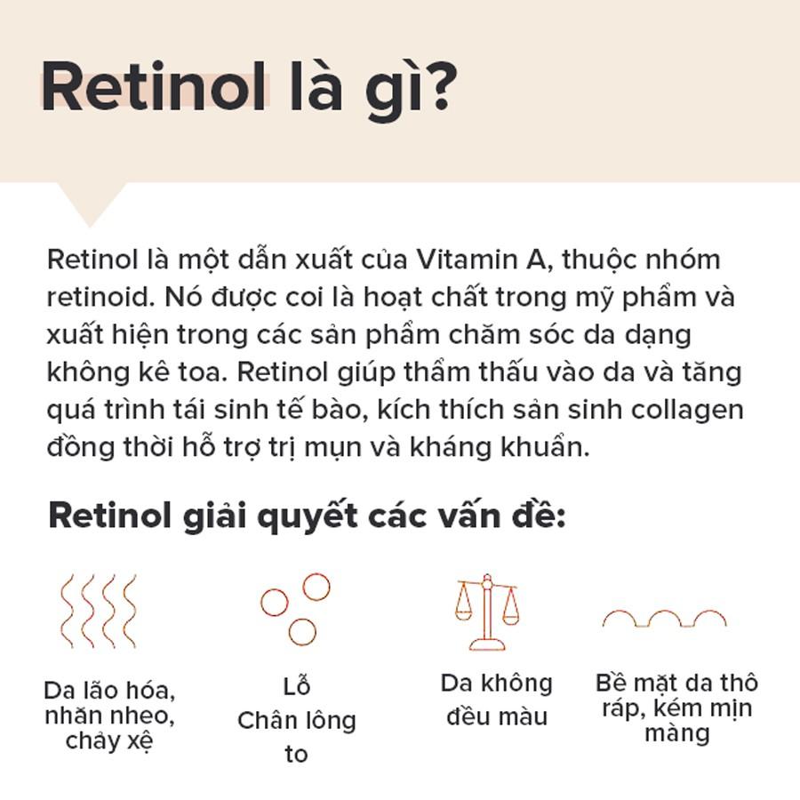 Tinh chất làm mờ vết nám, giảm nếp nhăn sâu và đốm nâu Paula's Choice Clinical 1% Retinol Treatment