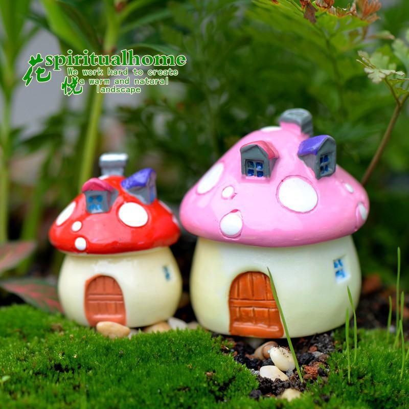 Phụ kiện nhà nấm trang trí tiểu cảnh terrarium, DIY, handmade, smile