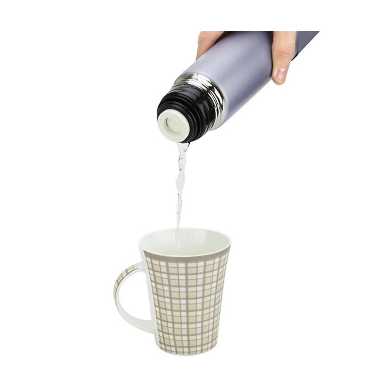 Cốc sứ cao cấp, ly sứ uống nước hoa văn phong cách Châu Âu Smart Cook dung tích 400ML Hàng chính hãng