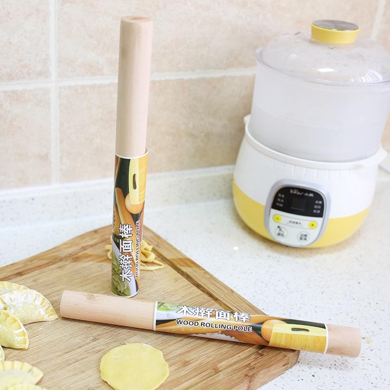 Cán lăn bột / Cây lăn bột bằng gỗ 28cm
