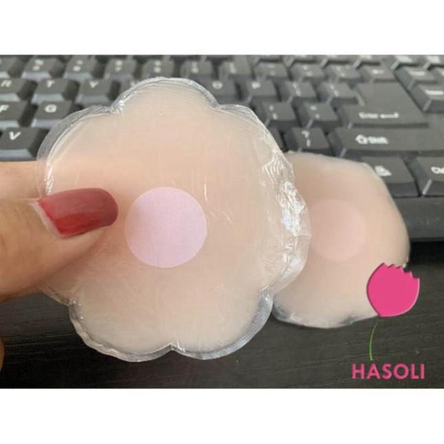 Miếng Dán Ngực Silicon Cao Cấp Hộp 5 Đôi Loại Có Nhũ Che Đầu Ti