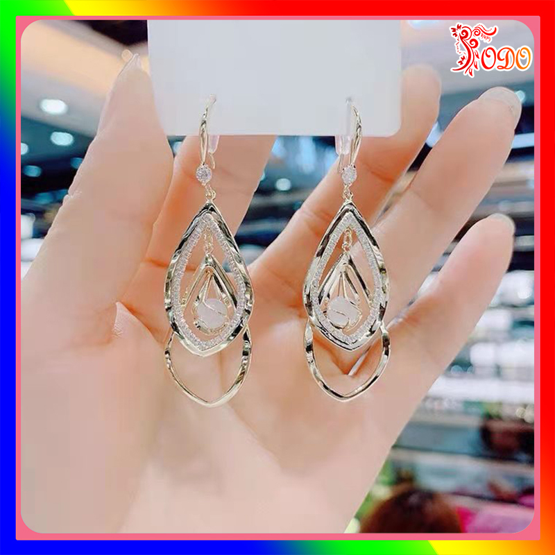 Bông tai kiểu đáng yêu trang nhã thu đông đi dạo sang chảnh đi tiệc dễ thương tua rua IM626 - [Thời Trang ToDo