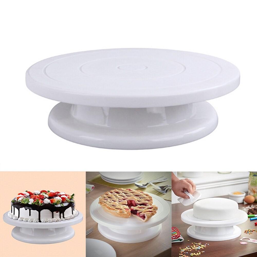 Bàn Xoay Bánh\Cake Turntable Trang Trí Bánh Gato 28CM
