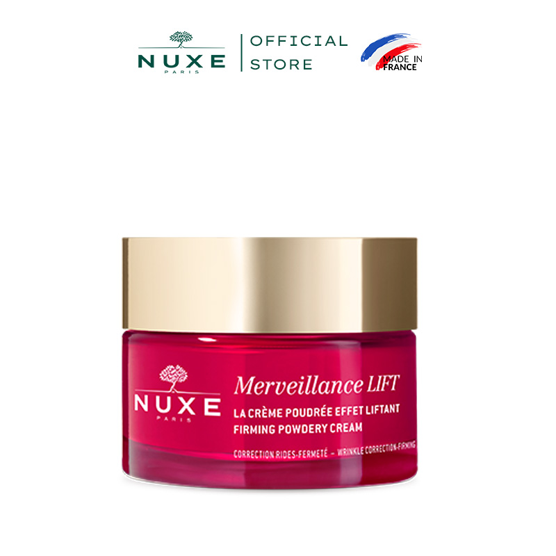Kem dưỡng nâng cơ và chống lão hóa chuyên sâu cho da dầu và da hỗn hợp NUXE Merveillance LIFT Firming Powdery Cream 50ml