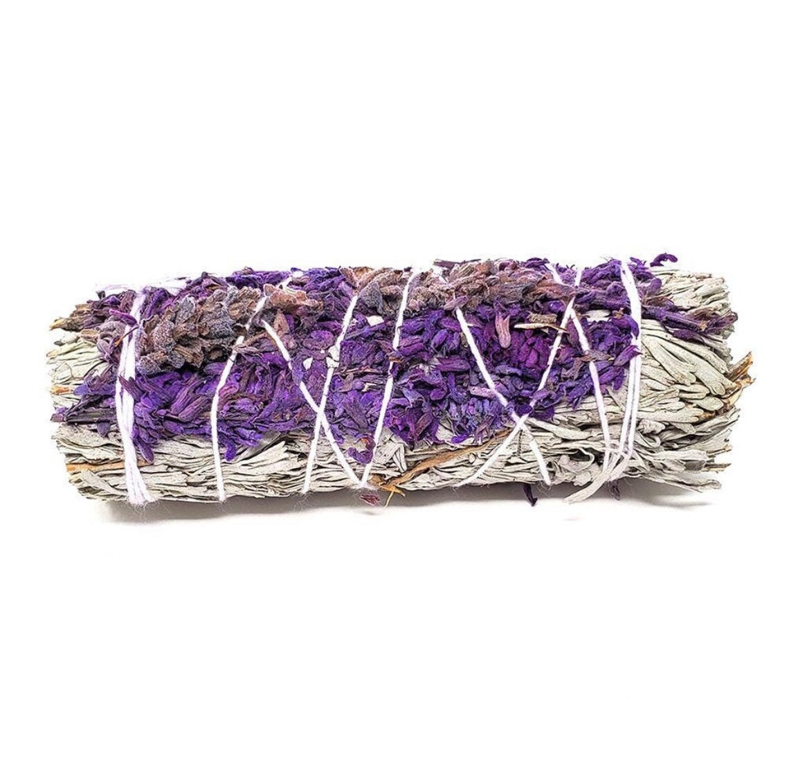 Xô thơm trắng + Lavender thanh lọc, làm sạch 11cm - 35g