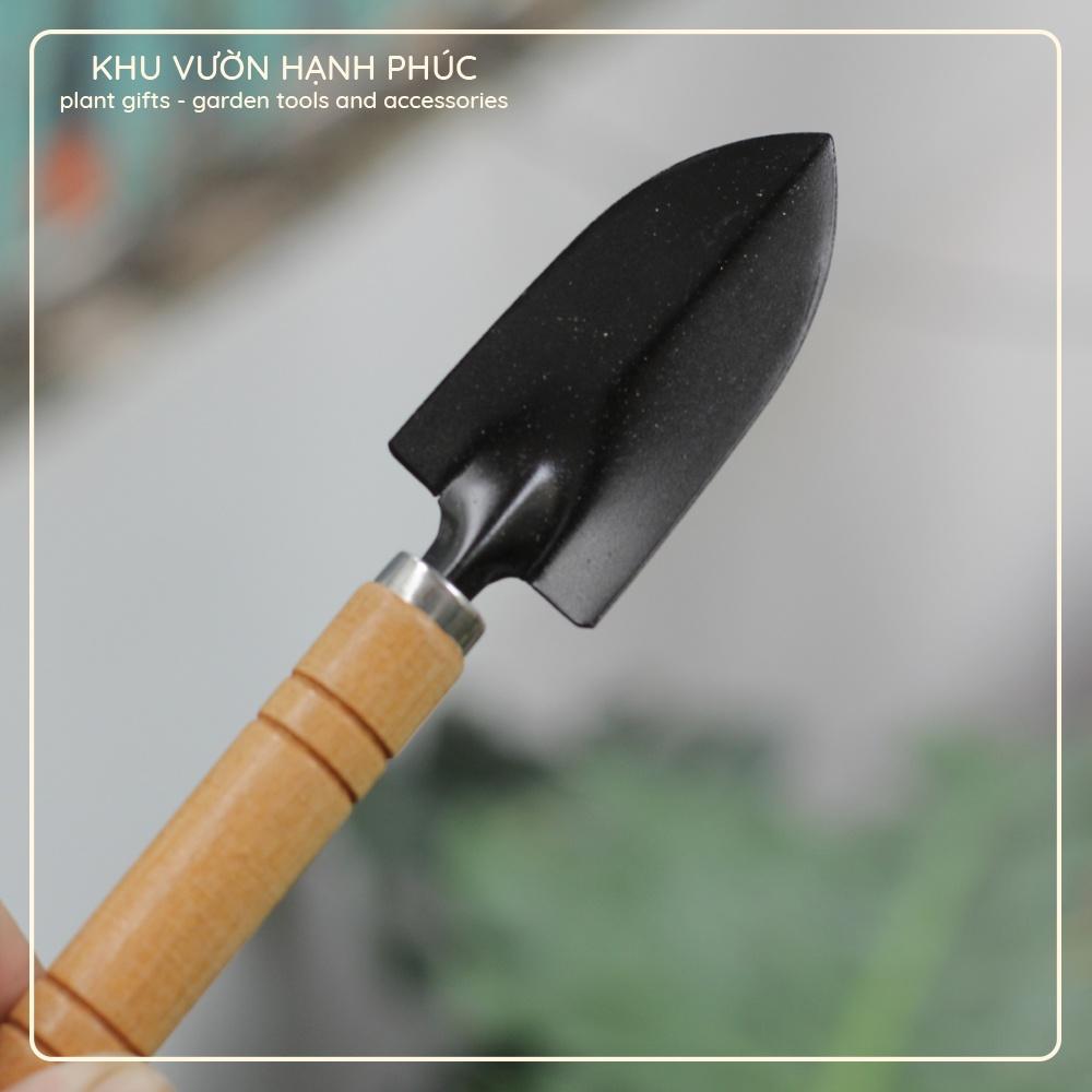Bộ cuốc xẻng mini - dụng cụ làm vườn mini 3 món tiện lợi
