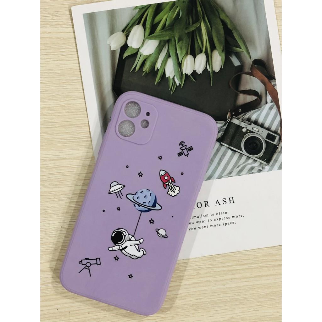 Ốp TPU Dẻo Viền Vuông In Hình CUTE Dành Cho i p h one 11PROMAX/12/12PRO/12PROMAX