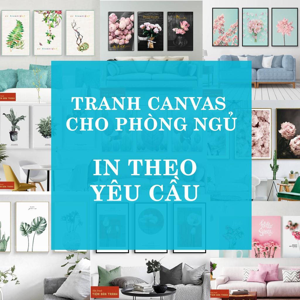 Tranh canvas phòng ngủ - TIỆM TRANH 91 - 16 Bộ 3 TRANH CANVAS trang trí phòng ngủ, hiện đại, ấm cúng, dễ dàng lắp đặt