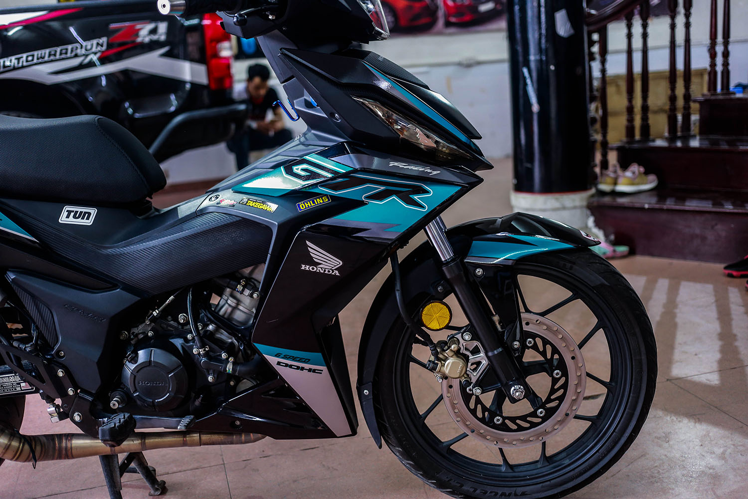 Tem rời Winner 150 Blue GTR Candy