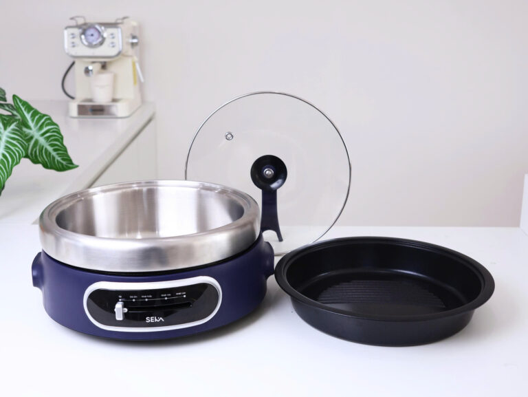 Nồi Lẩu Nướng Đa Năng 2in1 SEKA SK640 Dung Tích 4L, 1300W Lòng Nồi Tháo Rời Dễ Vệ Sinh -  Hàng Chính Hãng