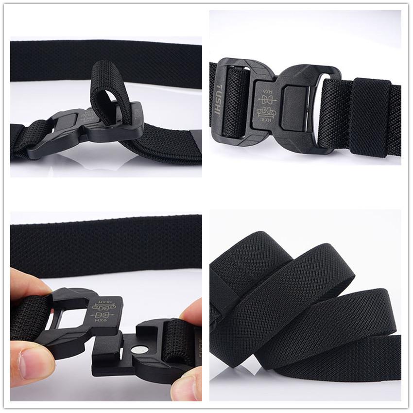 Bộ Thắt Lưng Nam Khóa Nam Châm Ngoài Trời Làm Việc Chiến Thuật Quần Dây Co Giãn Áo Liền Quần Nam Dây Lưng Phụ Kiện Thể Thao