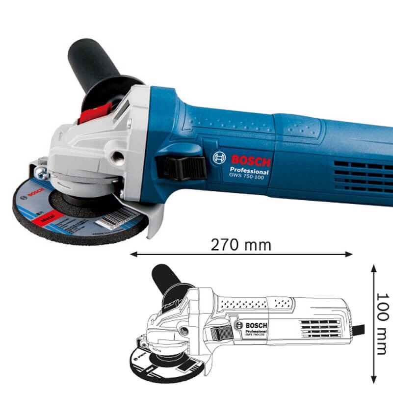 Máy mài góc Bosch GWS 750-100 (750W) /CHÍNH HÃNG