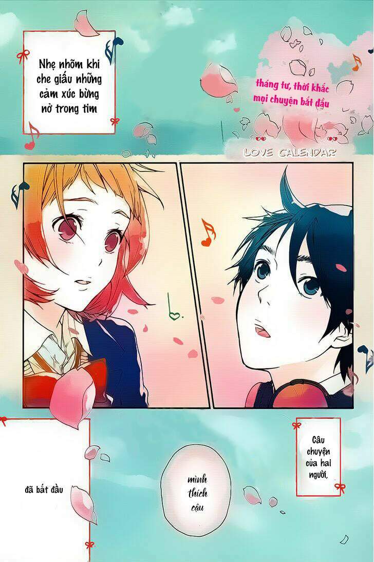 lịch tình yêu chapter 1 3