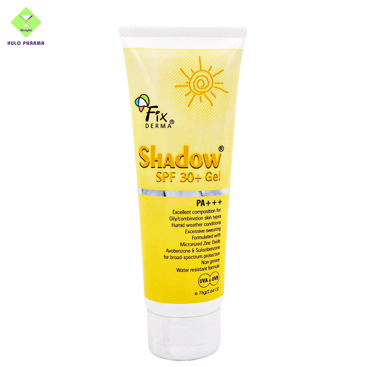 Gel chống nắng Fixderma Shadow SPF 30+ Gel (75g)