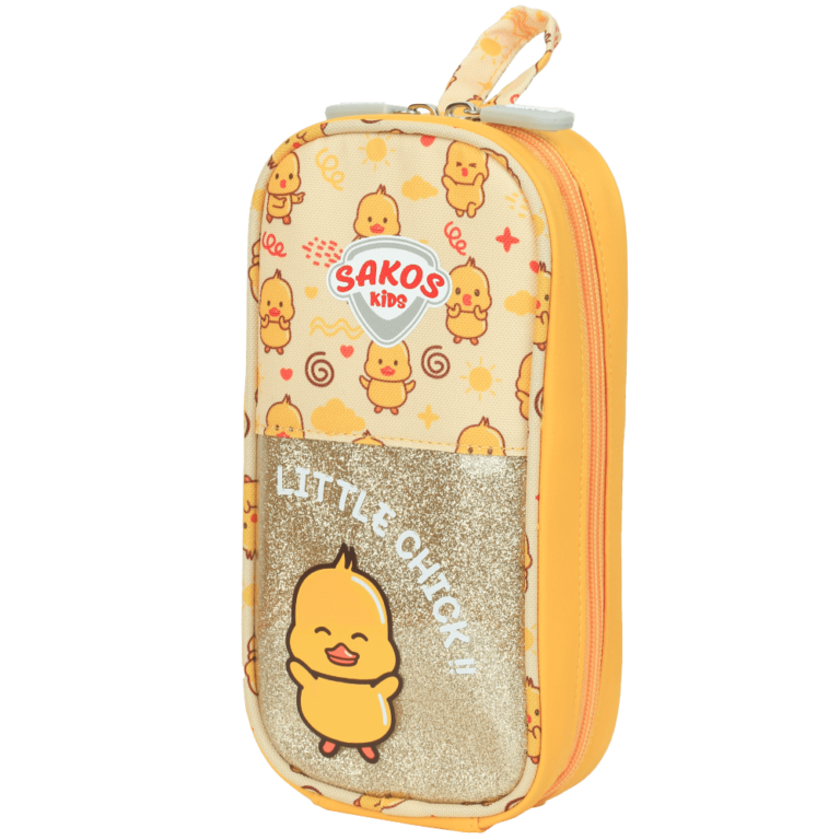 Bóp Đa Năng Đựng Bút Viết, Dụng Cụ SAKOS SHINE CASE - Họa Tiết Dễ Thương, Chống Thấm