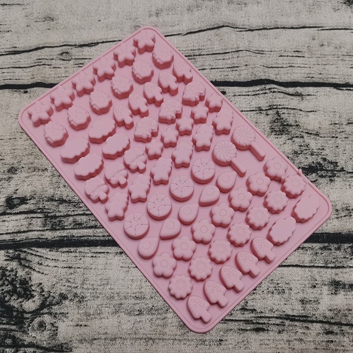 Khuôn silicon kẹo dẻo hoa sao