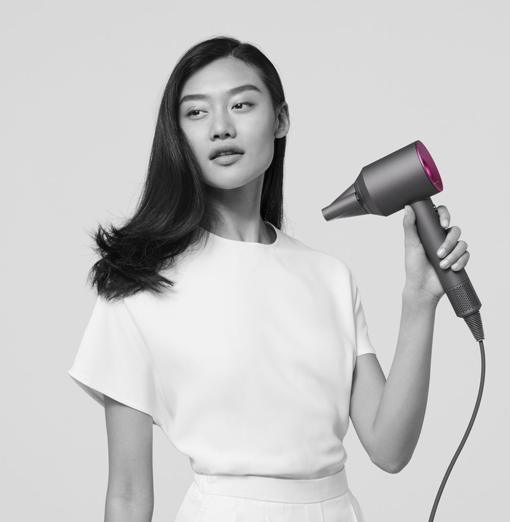 Máy sấy tóc Dyson HD03 Kim loại/Hồng Fuchsia