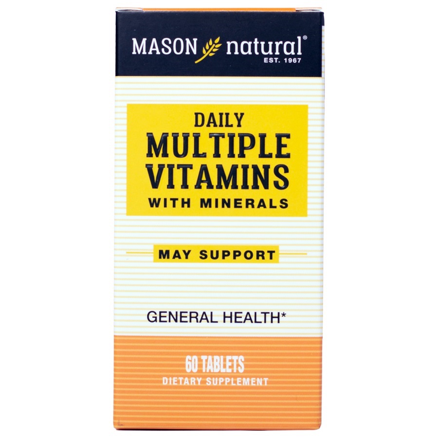 Viên Uống Hỗ Trợ Sức Khoẻ MASON NATURAL Daily Multiple Vitamins Whith Minerals 60 Viên 