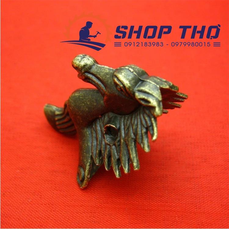 Chân hộp giả cổ Mã thủ 39x29mm