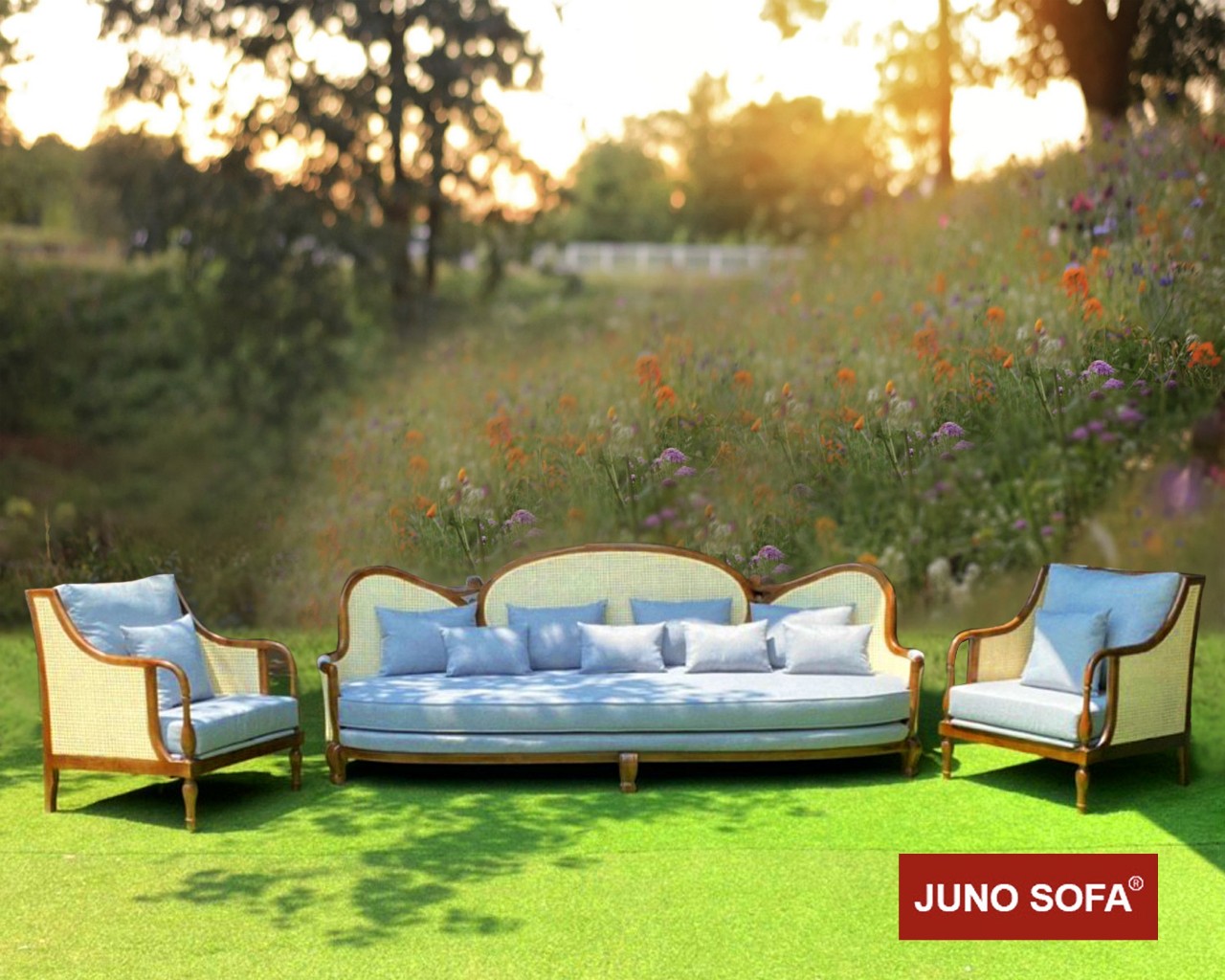 Bộ sofa Đông Dương Juno Sofa băng 2 m và 2 ghế đơn
