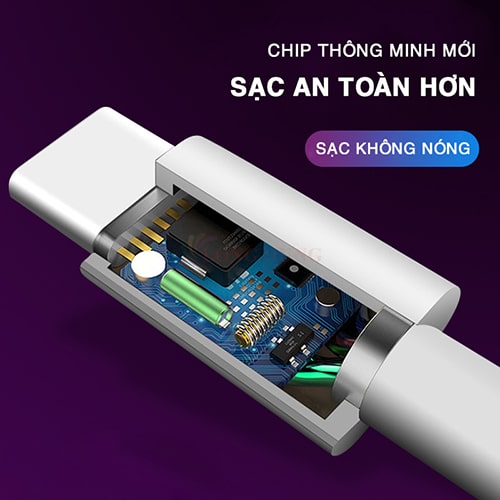 Cáp USB Type-C Bagi 45W 5A TC100-5A - Hàng chính hãng