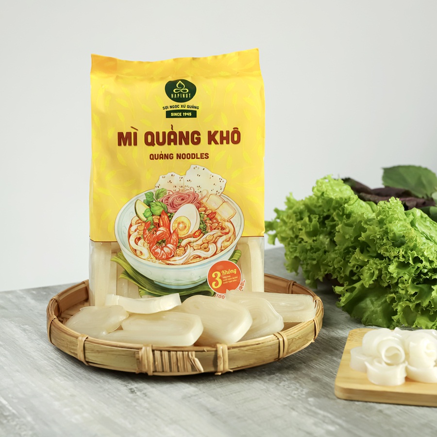 Mì Quảng Khô - Hapinut - Gói 480g