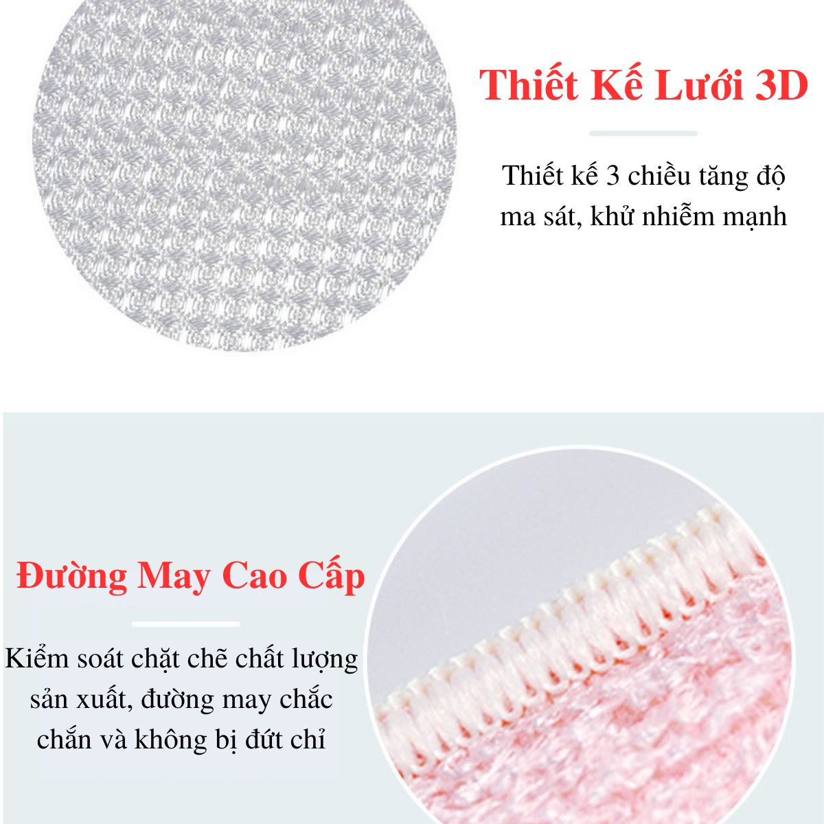 SET 3 Miếng Rửa Bát Chống Trầy Xước SMARTCHOICE - Miếng rửa chén sợi tre 3D Cao Cấp Siêu Sạch, Tạo Nhiều Bọt, An Toàn Với Da Tay, Không Bám Cặn Bẩn, Dễ Dàng Vệ Sinh