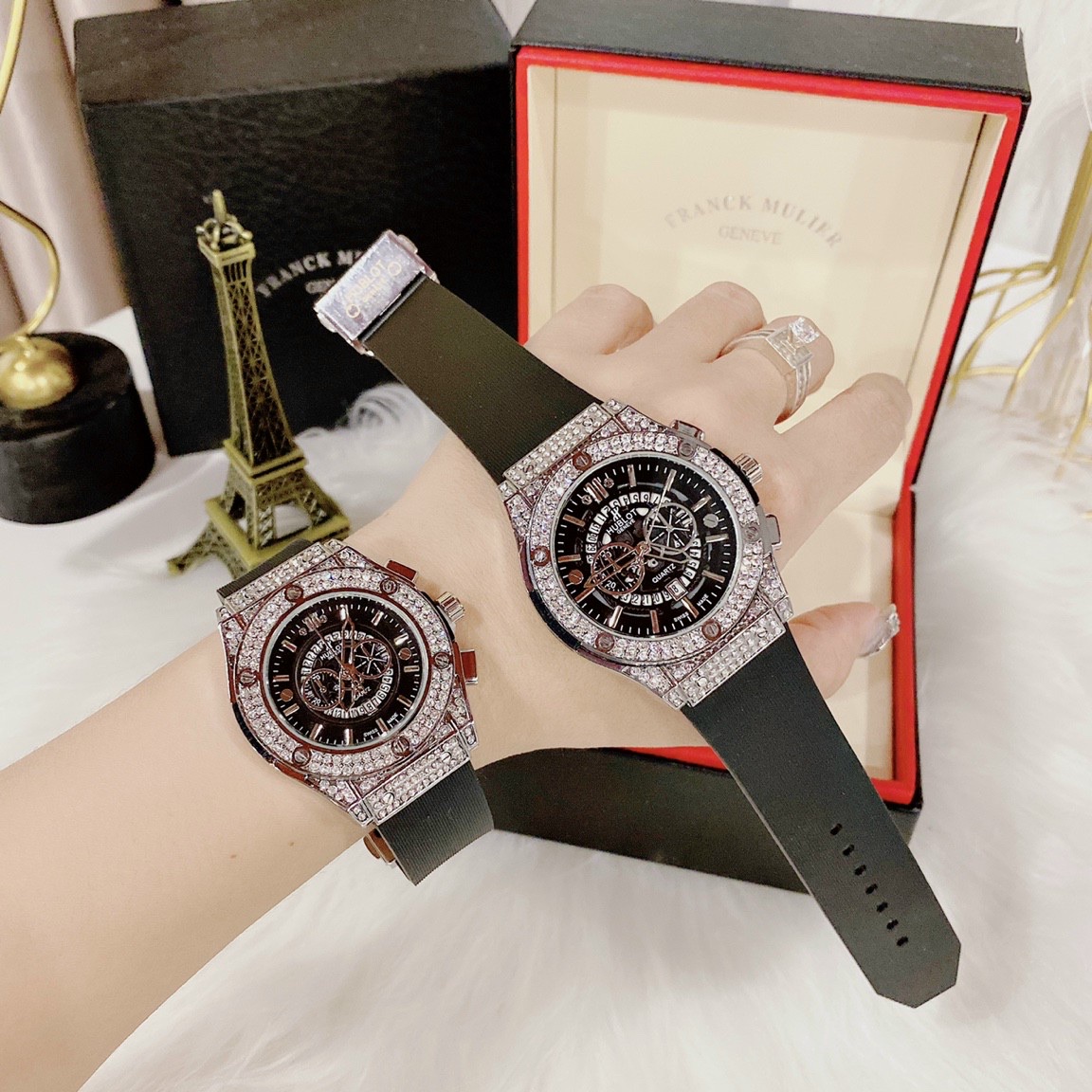 [Hublot đôi - nam nữ] Đồng hồ Hublot nam nữ - đồng hồ cặp đôi hàng đẹp - Cung Cấp Bởi AmandaC Life