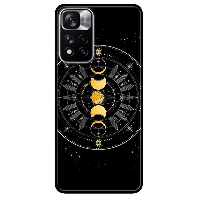 Ốp lưng dành cho Xiaomi Redmi Note 11 Pro 5G  - Trăng Vàng Đen