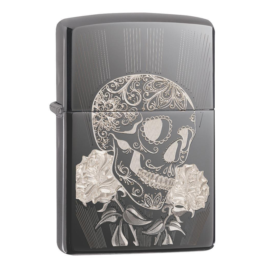 Bật Lửa Zippo Fancy Skull Design 29883