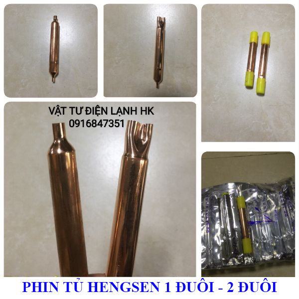 Phin lọc gas dùng cho tủ lạnh HENGSEN một - hai đuôi 1 - 2 - fin tủ YNECO mianmi 2 đuôi - Pin góc R600 chữ L tủ đông