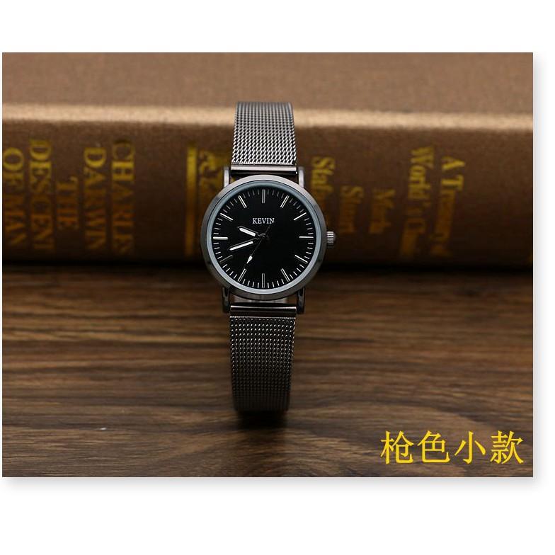 Đồng hồ nam nữ KEVIN Luxury chính hãng, mặt đá thạch anh LUXURY 965010 Đồng hồ nữ