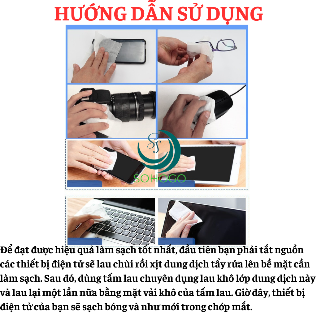 Bộ vệ sinh đa năng 6 in 1 dùng cho điện thoại, laptop- Bộ vệ sinh chuyên dụng cho máy ảnh, máy quay 6 món...Hàng nhập khẩu