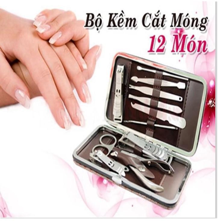 Bộ dụng cụ kìm làm móng đa năng 12 món