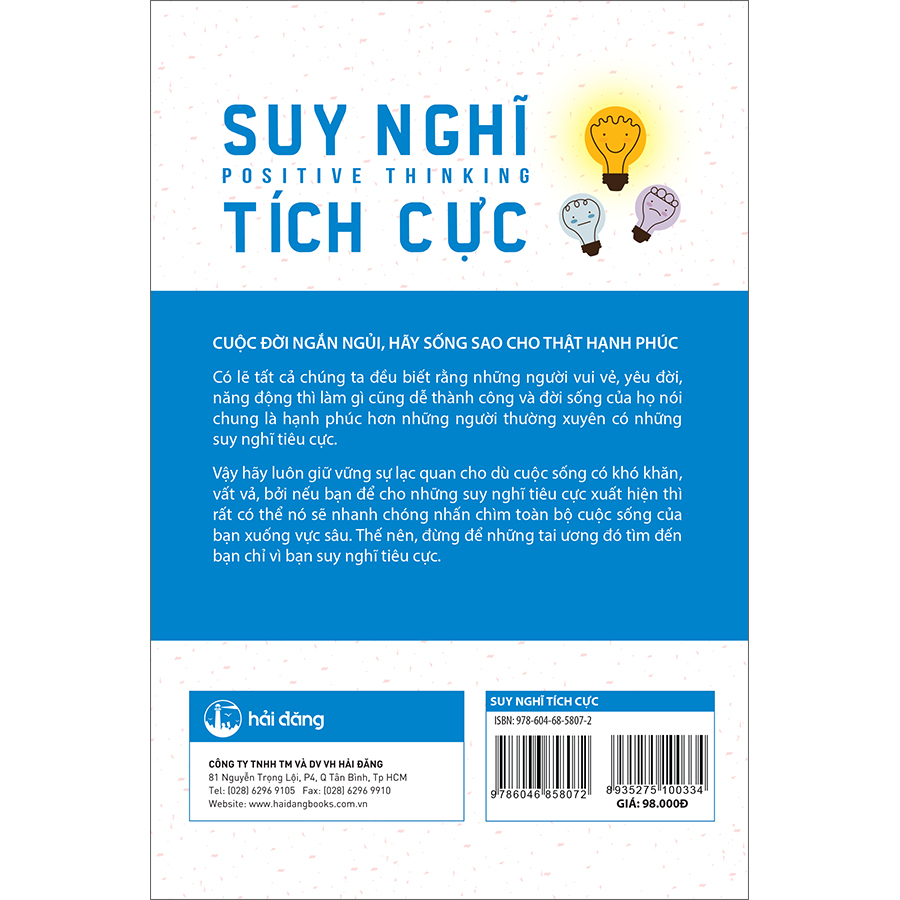 Suy Nghĩ Tích Cực (Tái Bản)