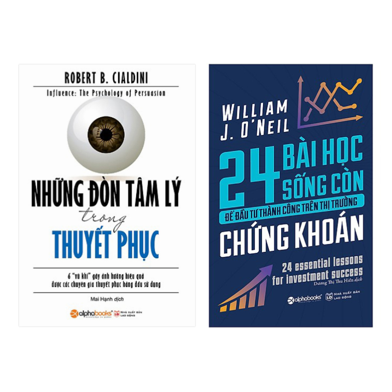 Combo Những Đòn Tâm Lý Trong Thuyết Phục + 24 Bài Học Sống Còn Để Đầu Tư Thành Công Trên Thị Trường Chứng Khoán