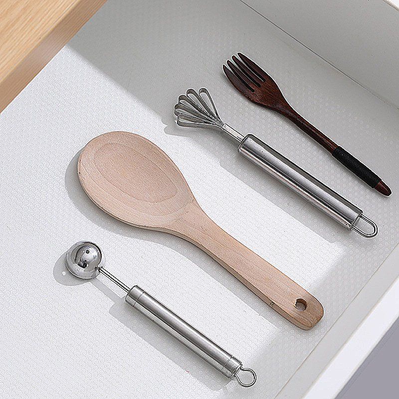 Tấm Lót Tủ Bếp Tấm Lót Bảo Vệ Tủ Lạnh Chống Bẩn Dầu Mỡ Chống Trượt Chống Ẩm Mốc - Cuộn 150cmx45cm - Hàng Chính Hãng HENRYSA