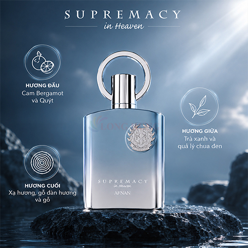 Nước hoa Afnan Supremacy In Heaven Pour Homme EDP (100ml) - Hàng chính hãng