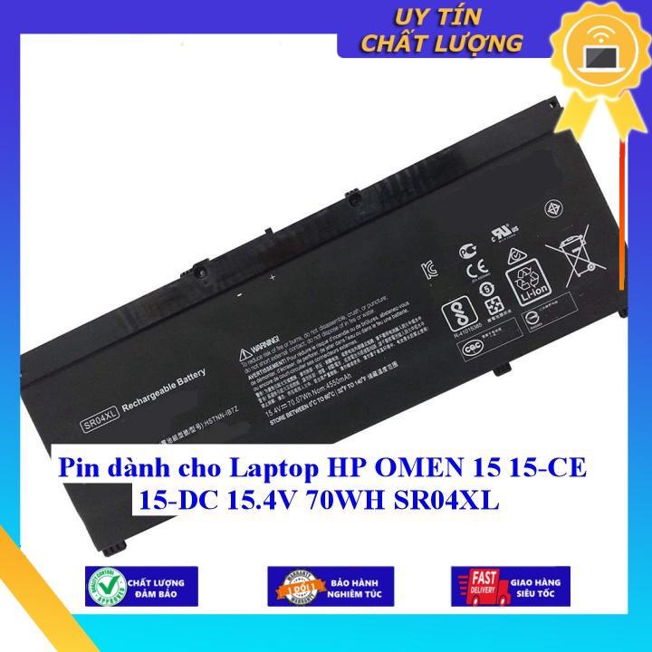 Pin dùng cho Laptop HP OMEN 15 15-CE 15-DC 15.4V 70WH SR04XL - Hàng Nhập Khẩu New Seal