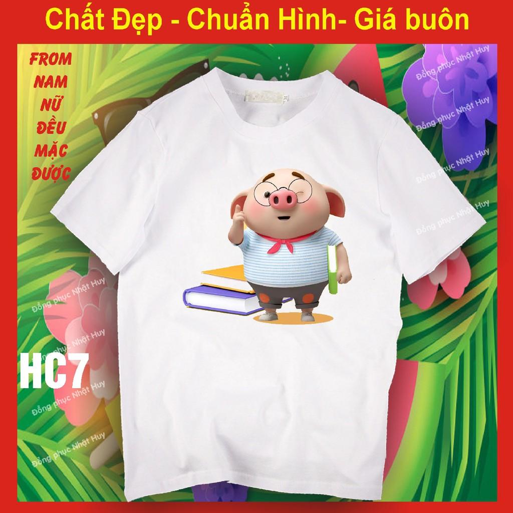 Áo thun heo con ngộ nghĩnh dễ thương 5