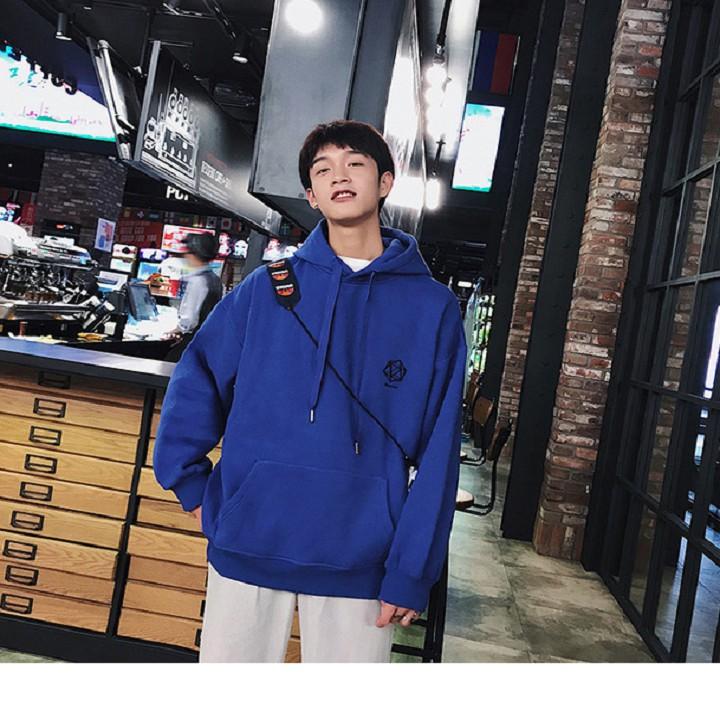 Áo Khoác Hoodie Nỉ Bông Lục Lăng Unisex Nam Nữ Form Rộng Ulzzang KUN