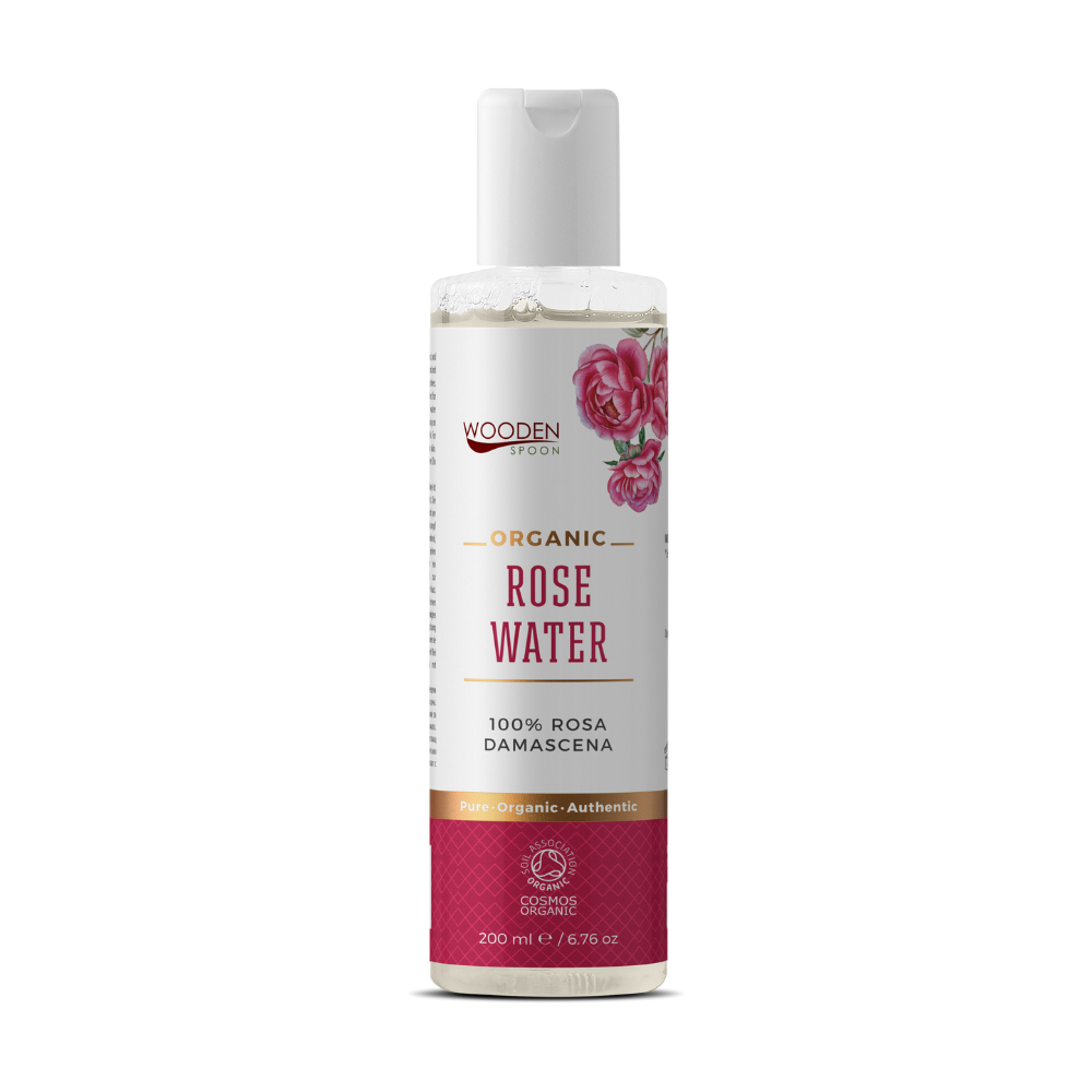 Nước hoa hồng Damascena nguyên chất Wooden Spoon 50ml & 200ml Rose Water