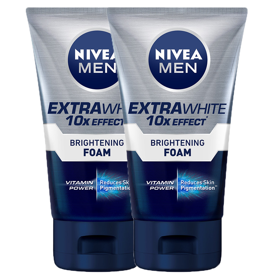 Bộ 2 Sữa Rửa Mặt Sáng Da Nivea Men (100ml*2)