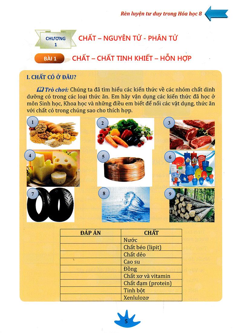 Rèn Luyện Tư Duy Trong Hóa Học Lớp 8