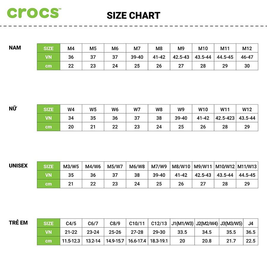 Giày unisex CROCS Crocband Clog - 206829-100
