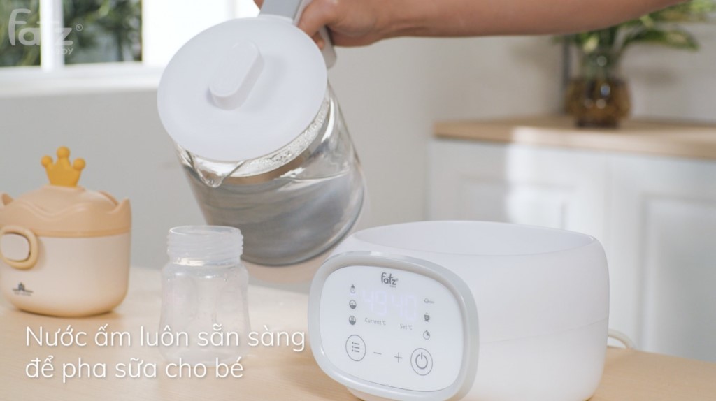 MÁY ĐUN NƯỚC VÀ HÂM NƯỚC PHA SỮA ĐIỆN TỬ FATZ BABY QUICK 9 FB3526TN